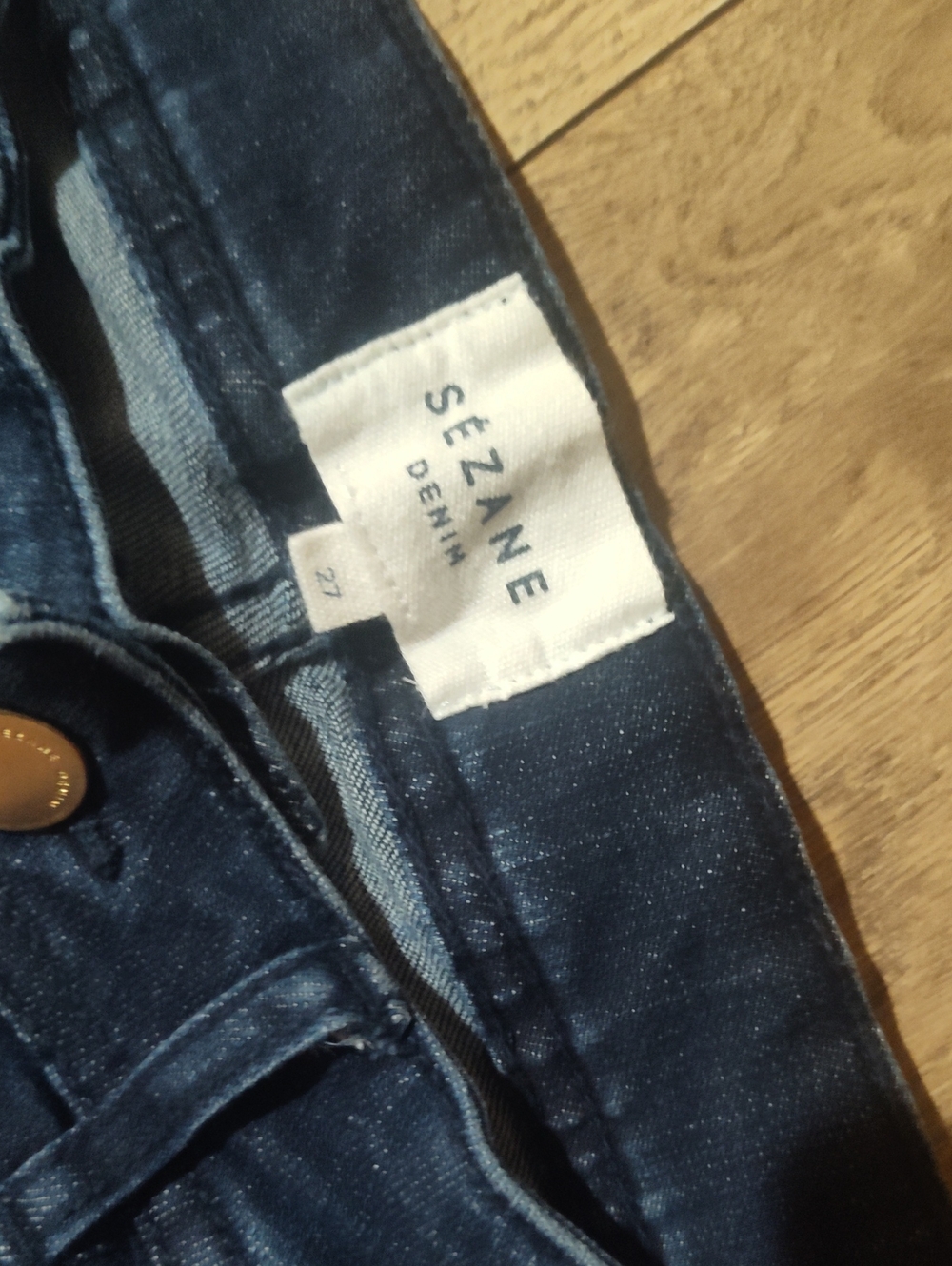 High-Rise Skinny Jeans in Dark Blue - Picture 8 of 9